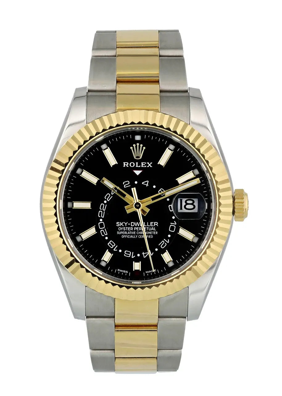 Rolex Two-Tone Sky-Dweller Black - Hình 2