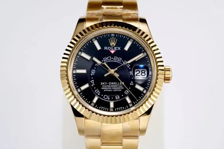Rolex Gold Black Sky-Dweller - Hình 8