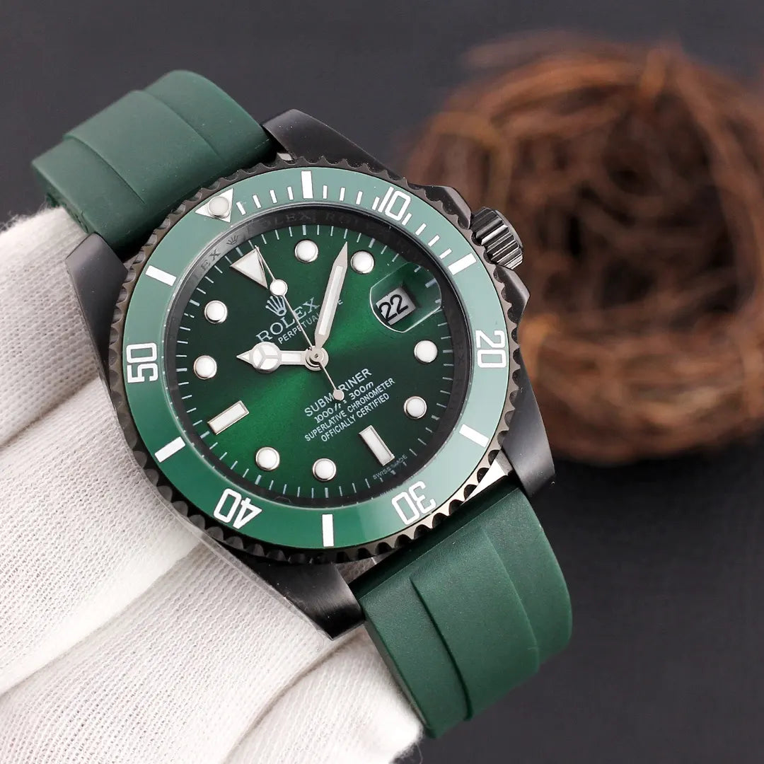 Rolex Green Rubber Submariner