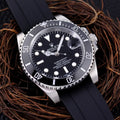 strap Rolex Black Rubber Submariner