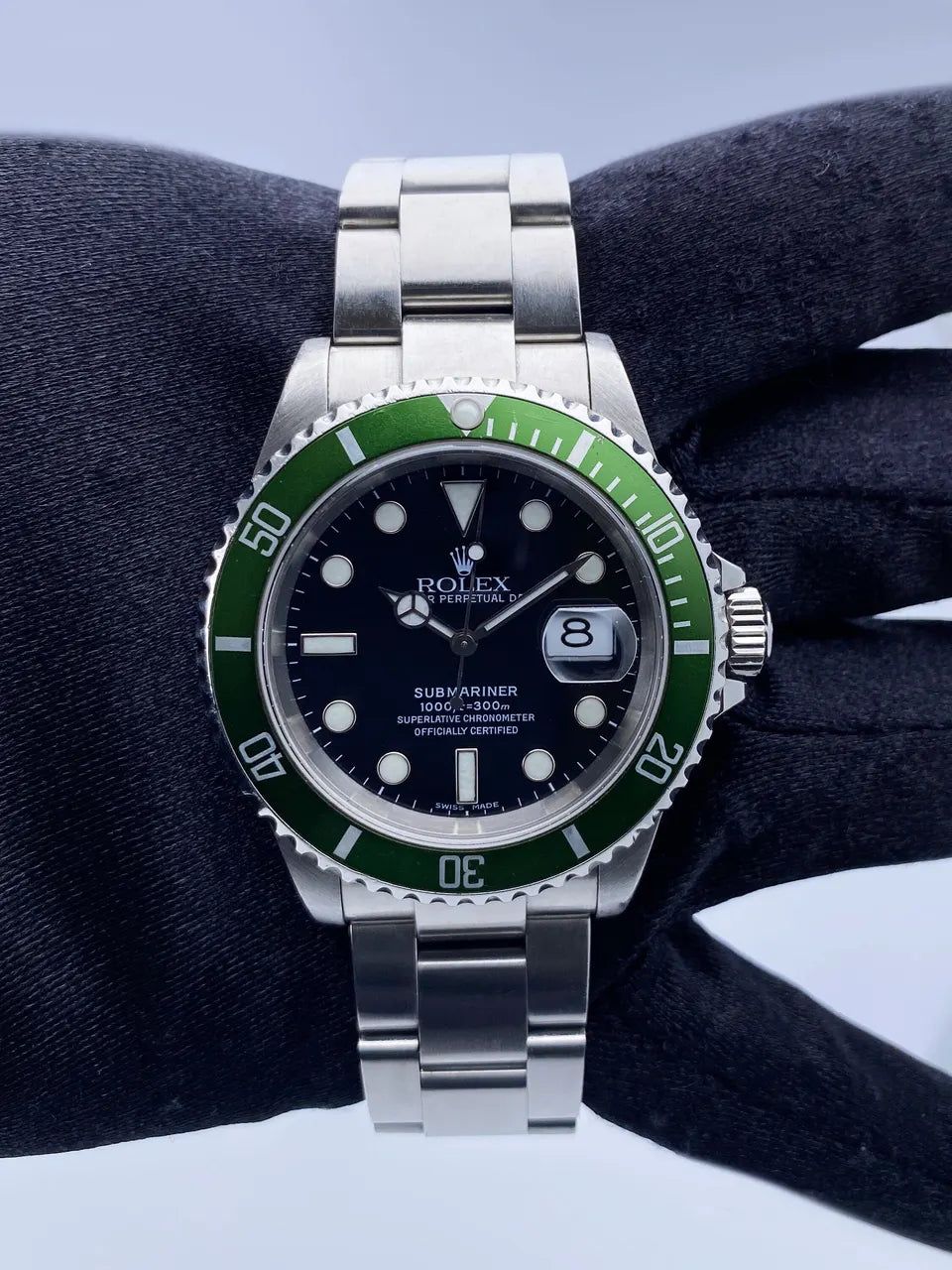 Rolex Green Bezel Submariner stainless - Hình 3