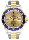 submariner Rolex Gold Champagne Dial