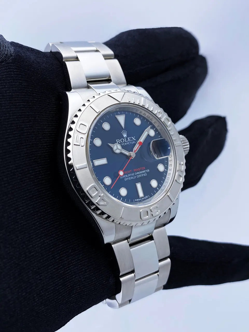 Rolex Blue Dial Yacht-Master - Hình 4