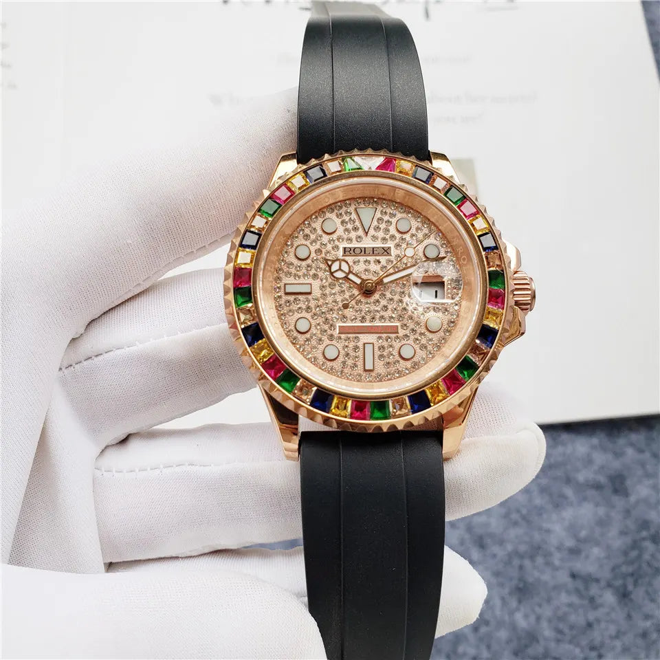 Rolex Rose Gold Rainbow