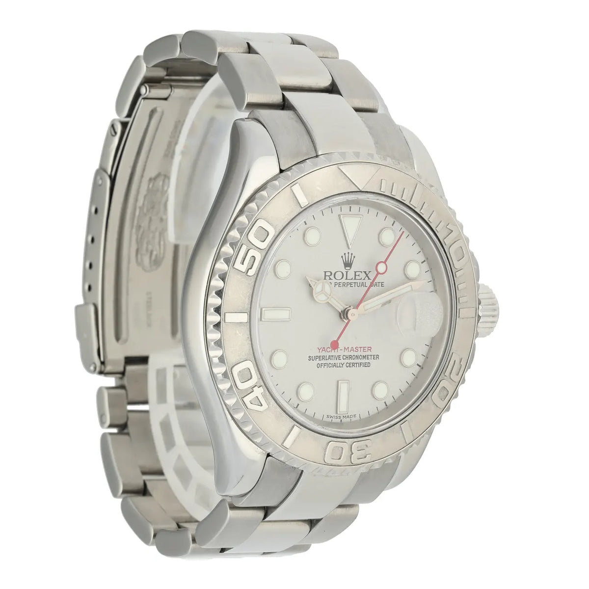 Rolex Yacht-Master Silver Dial stainless - Hình 3