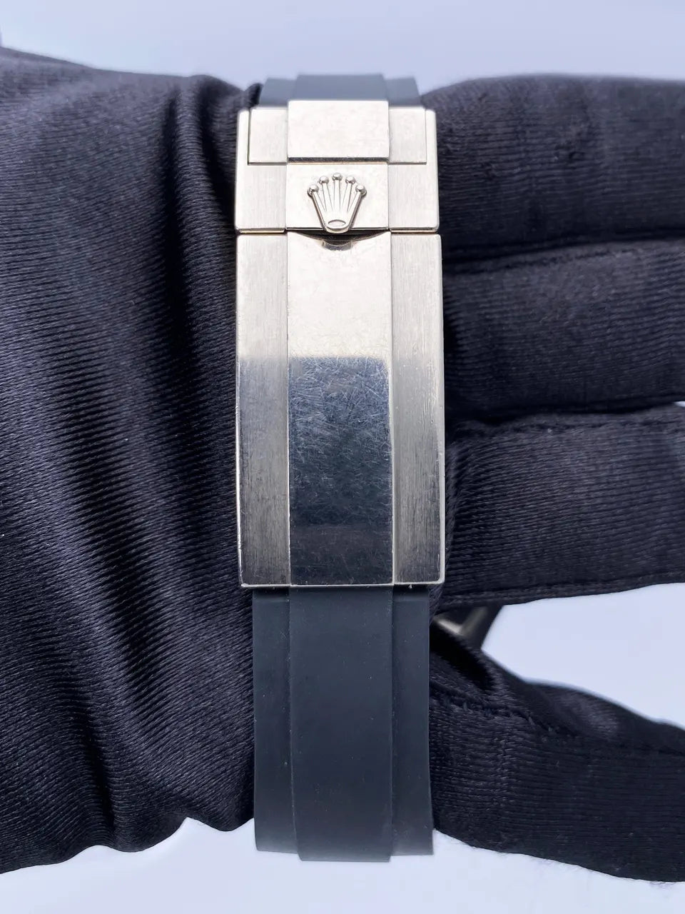 oystersteel Rolex Yacht-Master Black Dial - Hình 8
