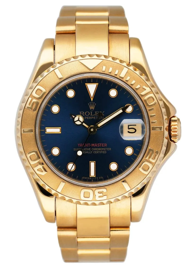 Rolex Yacht-Master 40 Yellow Gold Blue Dial