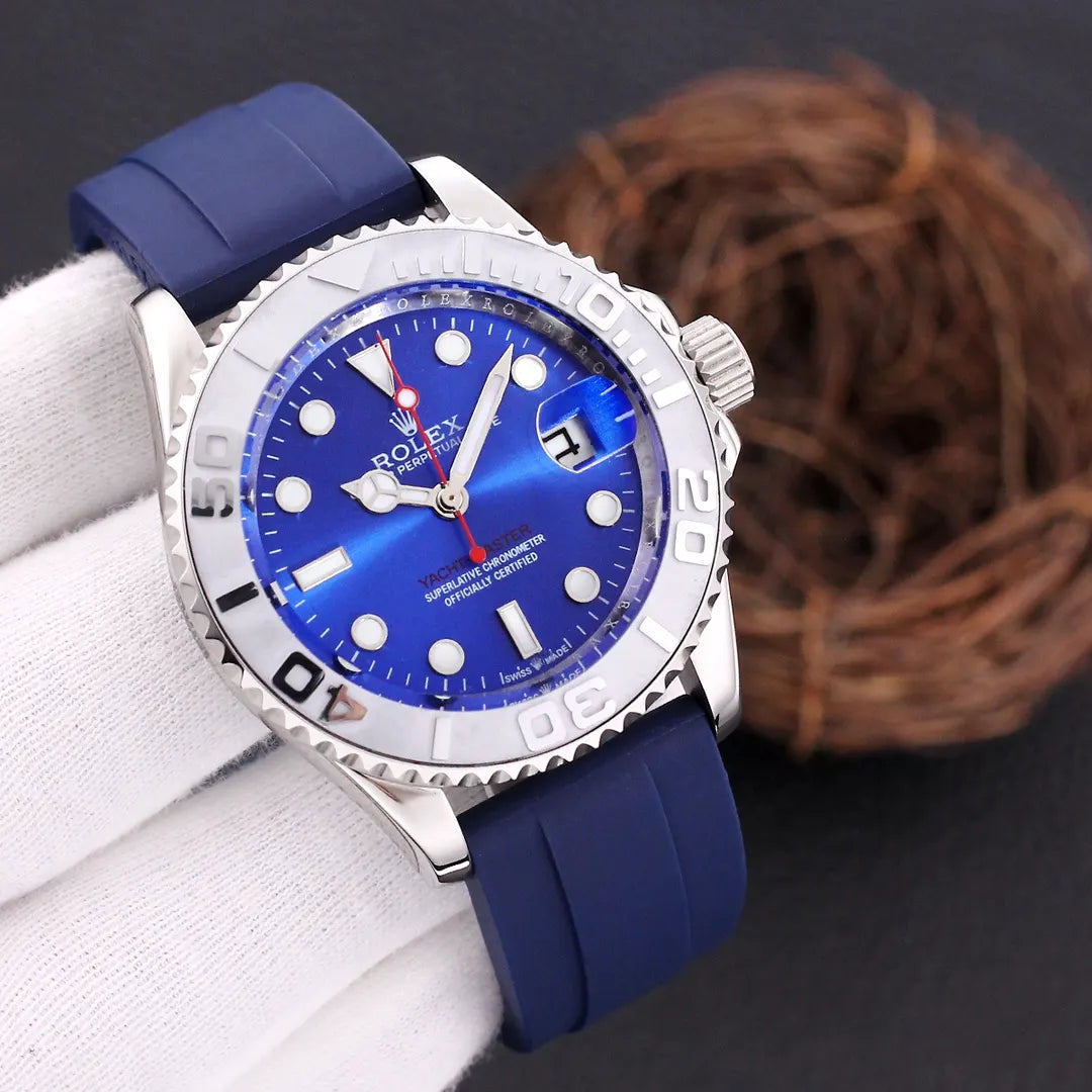 Rolex Yacht-Master Blue Dial stainless - Hình 3