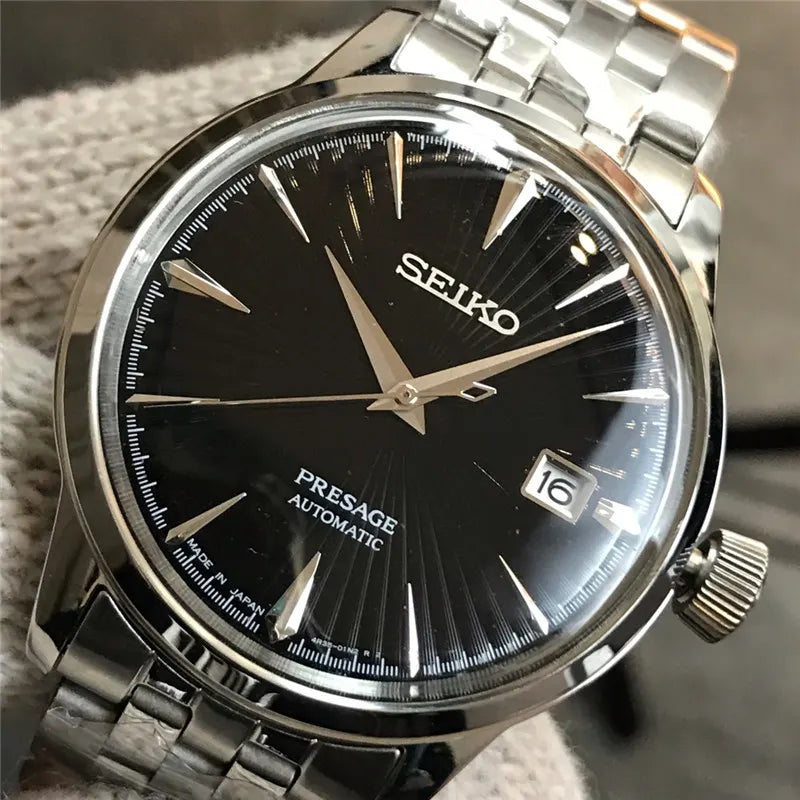 Seiko Presage Black Dial - Hình 5