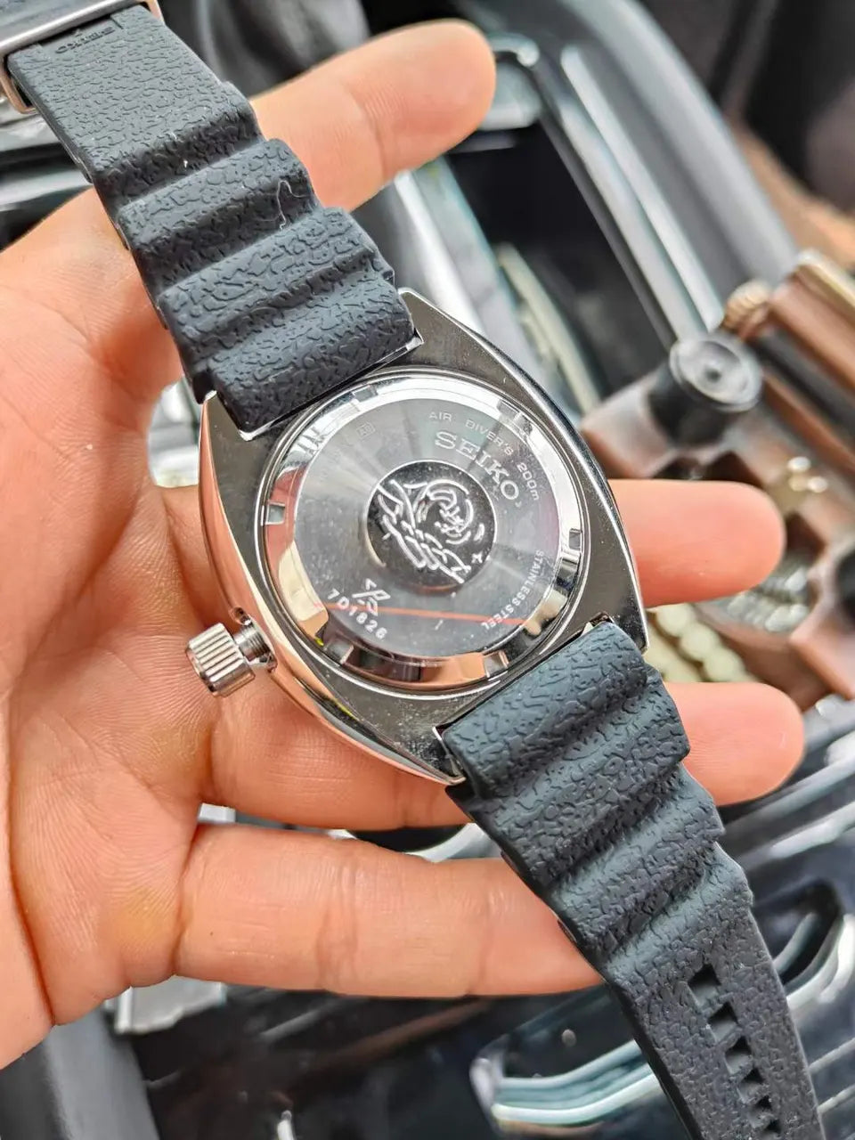 Seiko Prospex Black Rubber - Hình 3