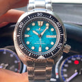 Seiko Turquoise Dial Watch