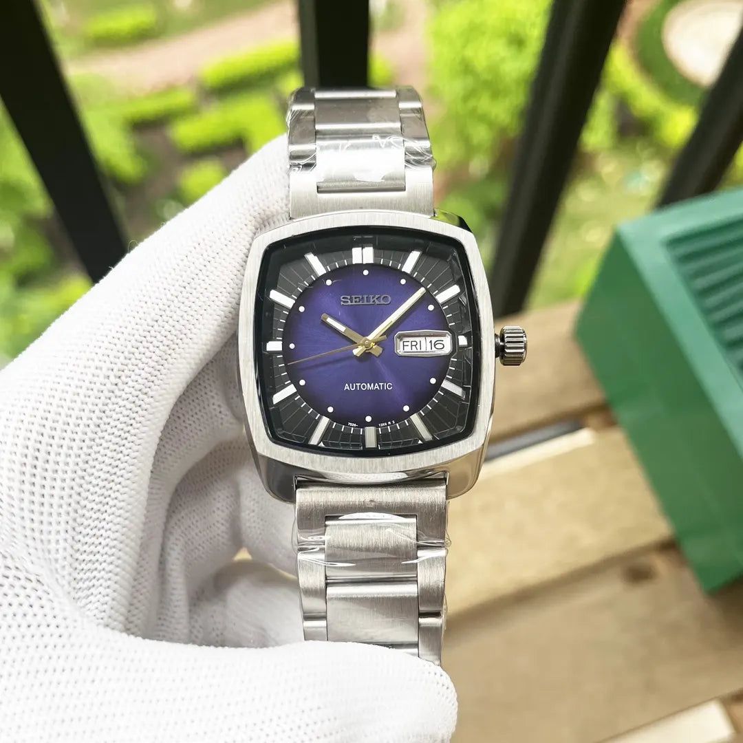 Seiko Purple Dial Watch - Hình 3