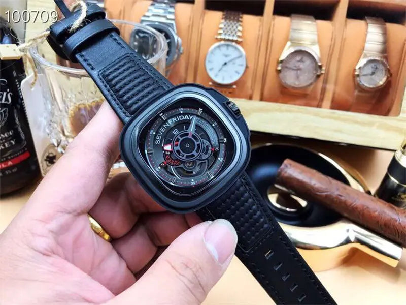 SevenFriday Black Automatic Watch - Hình 6
