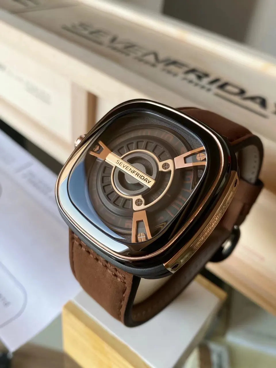 SevenFriday M3/01 Brown - Hình 5