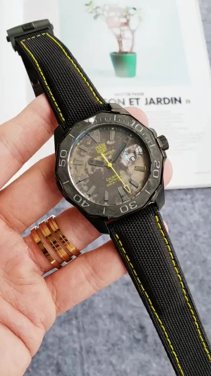 TAG Heuer Black Yellow - Hình 10