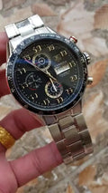 steel Tag Heuer Carrera Black Dial