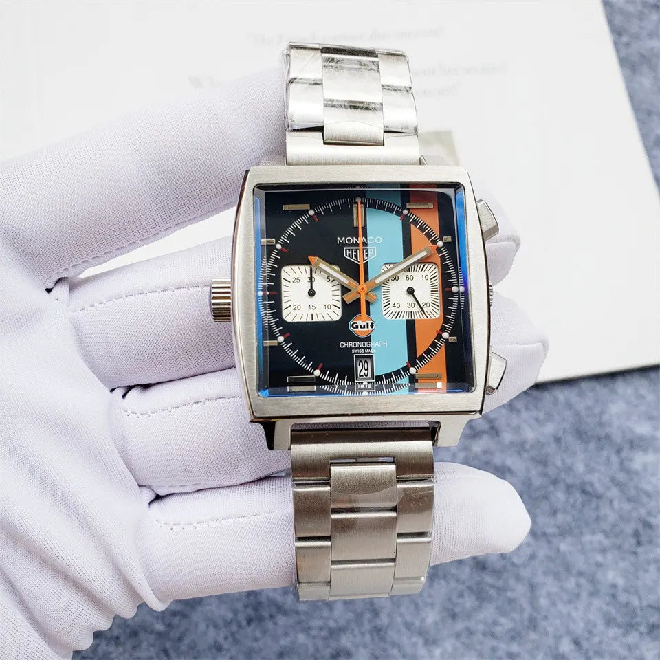 TAG Heuer Monaco Gulf Edition - Hình 5