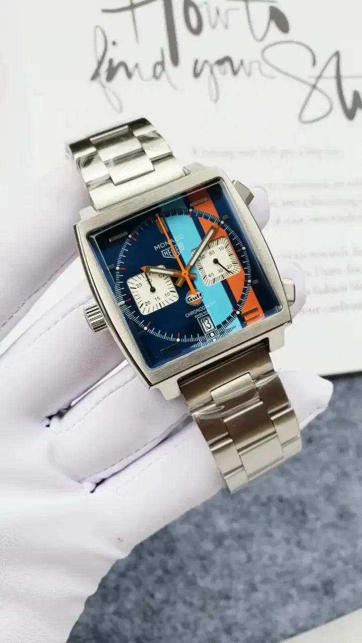 TAG Heuer Monaco Gulf Edition - Hình 6