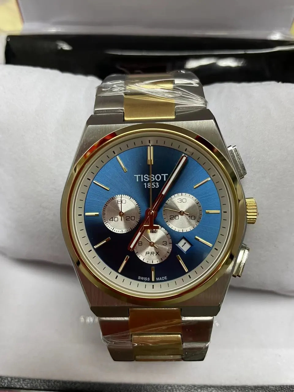 Tissot PRX Blue Chronograph