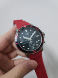 Tissot Red Rubber Chronograph