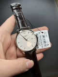 Tissot Silver Dial Leather