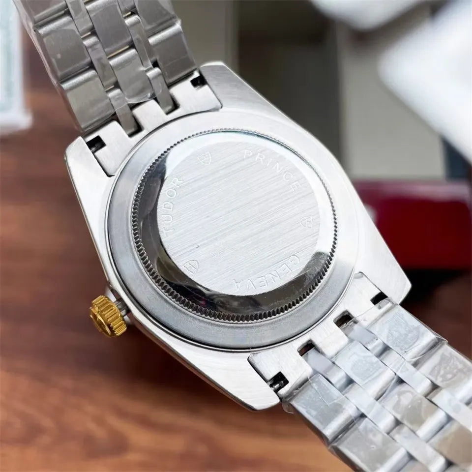 Tudor Silver Diamond Watch - Hình 2