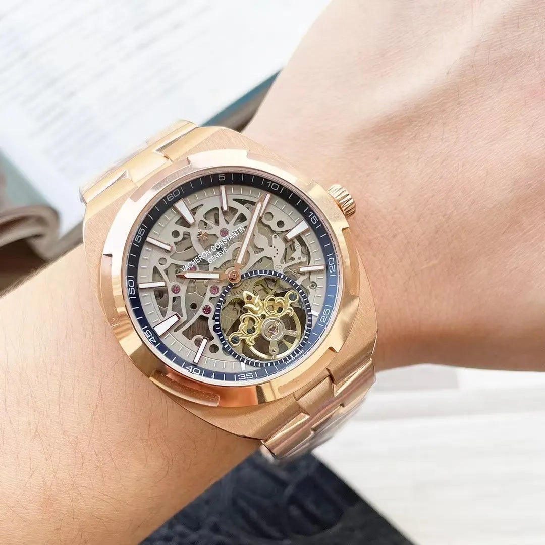 Vacheron Constantin Skeleton Blue - Hình 5