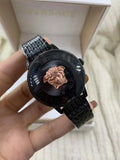 stainless Versace Medusa Black Watch
