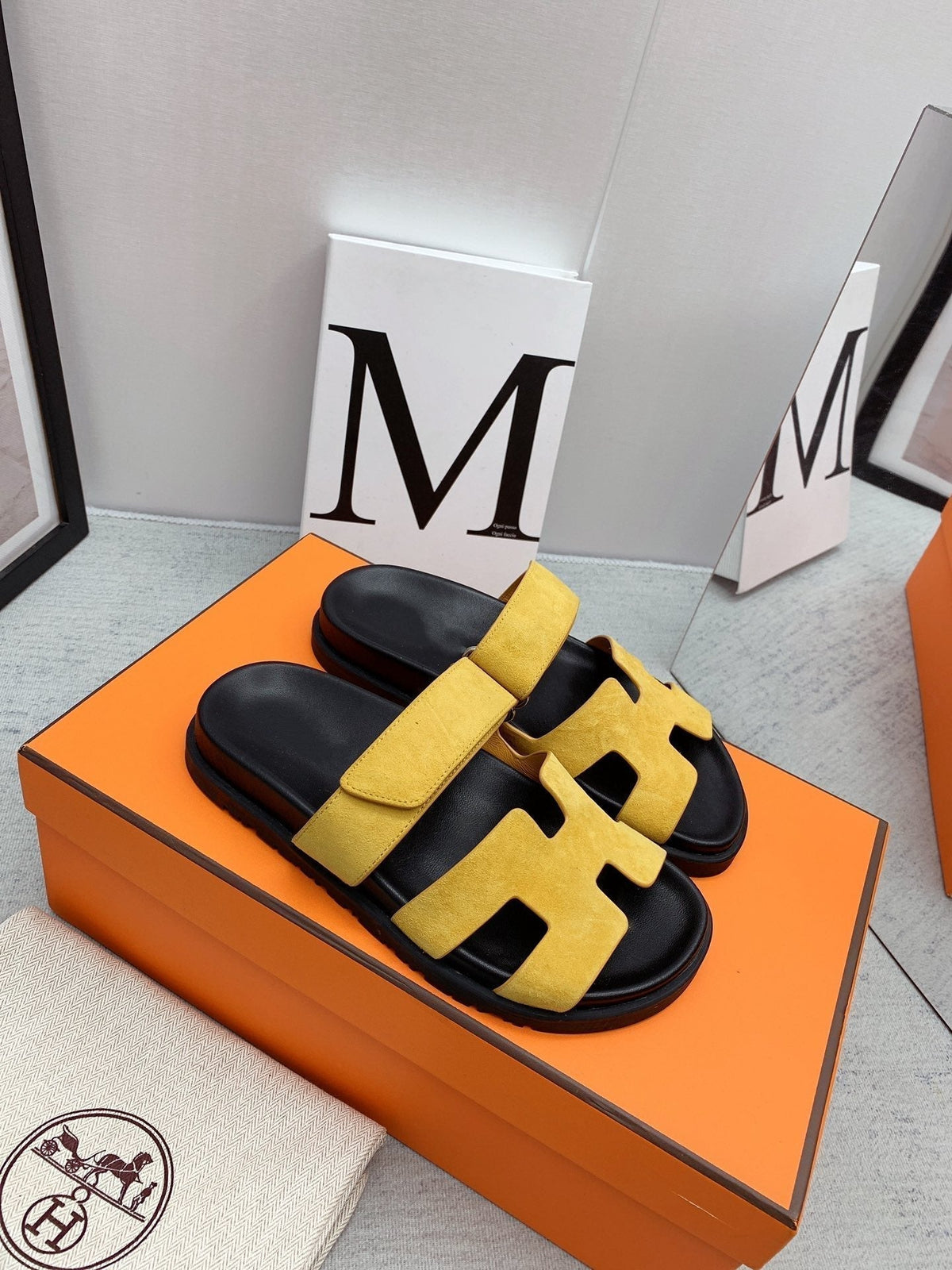 Hermes Chypre Sandal Yellow
